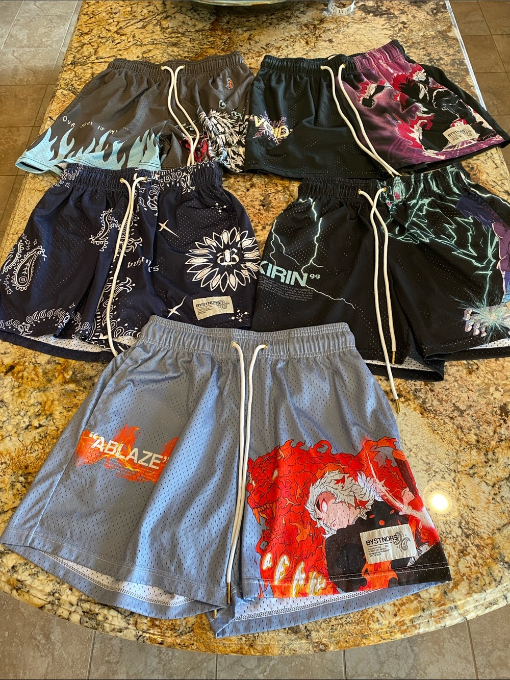 BYSTNDRS Shorts 5 Pair Bundle